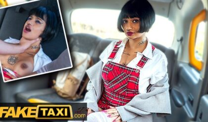 Fake Taxi Super Sexy French Student Seduces Taxi Driver for a Free Ride